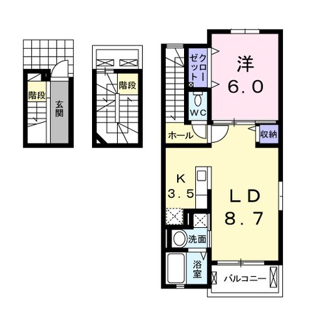 エトワール加美の物件間取画像